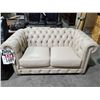 Image 1 : *NEW Beige Leather Love Seat