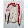 Image 1 : *NEW* Chaps Reversible Beige & Red Fleece Lined Full Zip Jacket Size L
