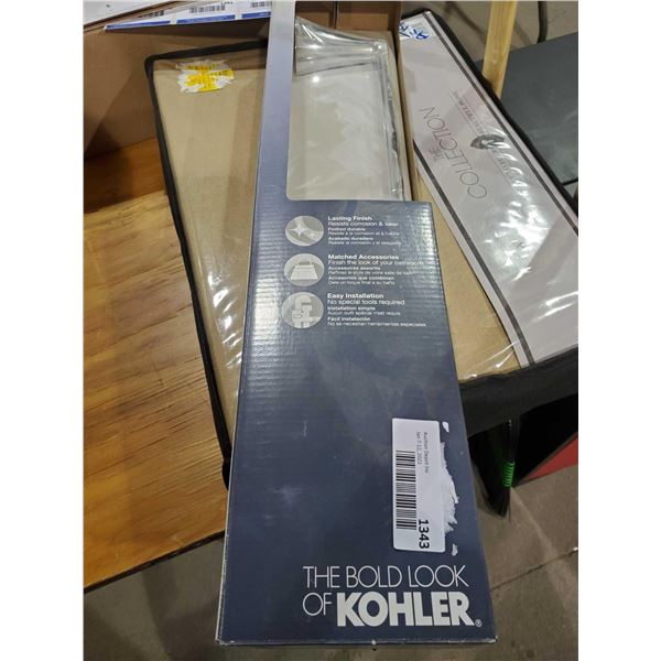 *NEW* Kohelr Chrome Colored Bathroom Towel Bar