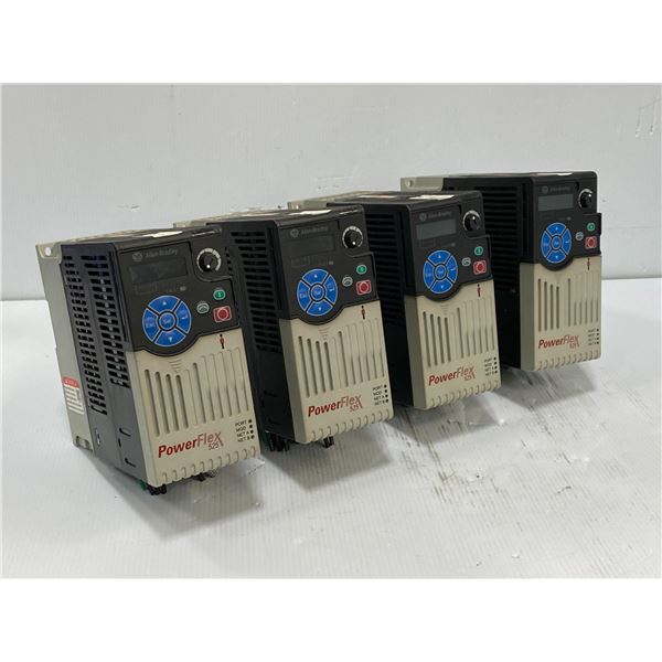 (4) Allen Bradley # 25B-D1P4N104 Drives