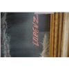 Image 8 : PAINTING ON BOARD, 2 PRINTS AND MIRROR