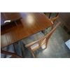 Image 8 : MID CENTURY KAUFMAN DINING TABLE WITH 6 CHAIRS AND EXTENTION