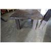 Image 8 : RUSTIC WOOD COFFE TABLE AND ENDTABLE
