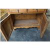 Image 8 : RUSTIC 7FT STORAGE CABINET WITH DRAWERS
