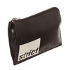 Image 2 : Alexander Mc Queen Black Leather Wang Clutch Bag
