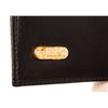 Image 6 : Fendi Black Canvas Compact Tab Wallet