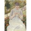 Cassatt - Girl in the Garden