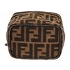 Image 4 : Fendi Beige Black Canvas Mini Vanity Shoulder Bag