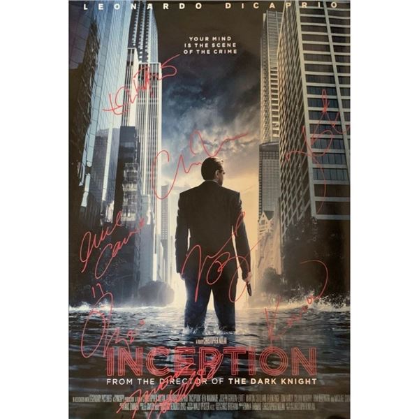 Signed Inception Movie Poster