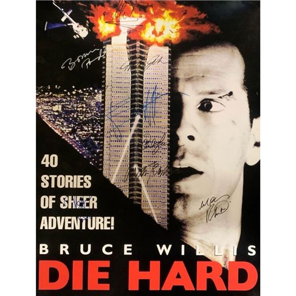 Signed Die Hard Movie Poster