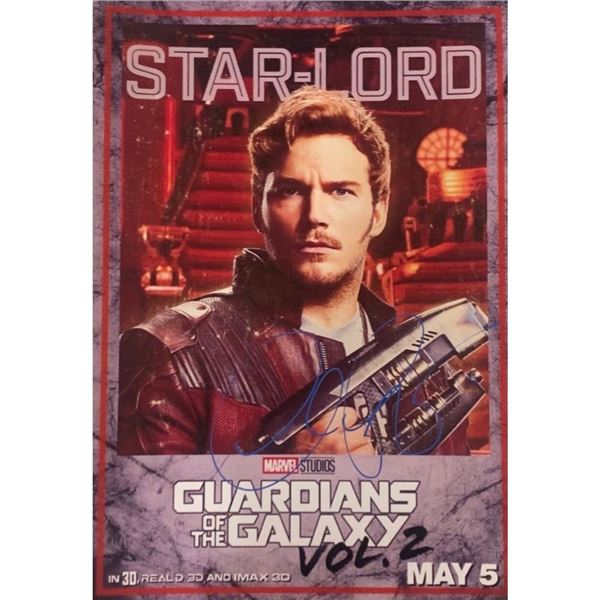 Signed Guardians of the Galaxy Vol. 2: Star-Lord Photo