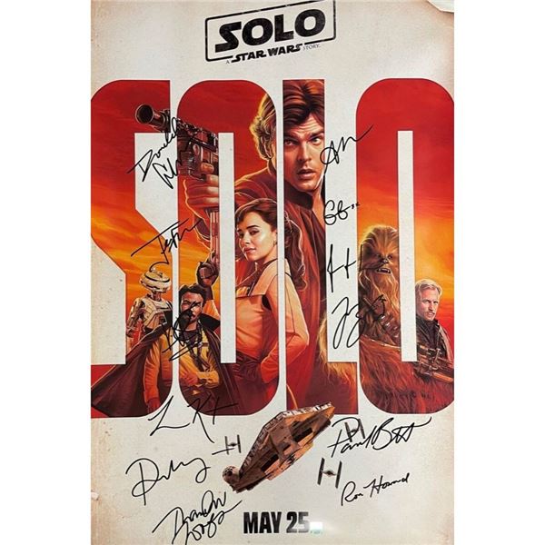 Signed Solo: A Star Wars Story Movie Poster