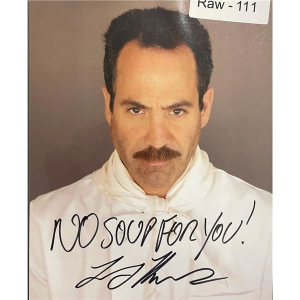 Signed Seinfeld TV Series "The Soup Nazi" Photograph
