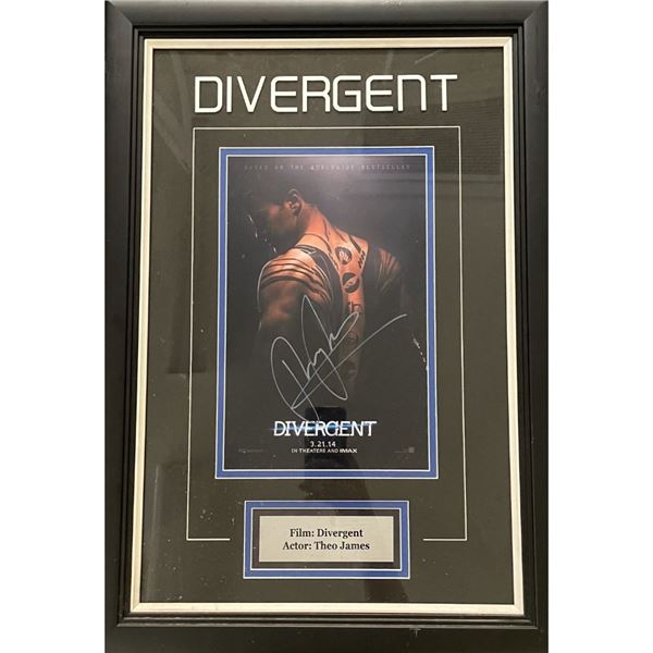 Framed & Signed Divergent Movie Photo Collage