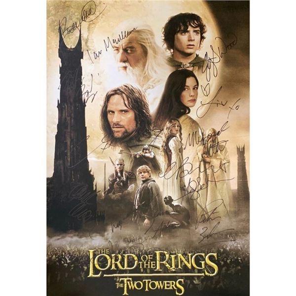 Signed The Lord Of The Rings: The Two Towers Movie Poster