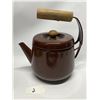 Image 1 : Jens Quistgaard Mid Century Koben Style Brown Enamel Tea Pot Kettle Appr: 9x8"