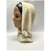 Image 3 : Mid Century Ceramic Head Bust Tuscanart Toronto Approx: 10.5"x5.5"