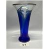 Image 1 : Robert Held Art Glass Vase Hand Made In Canada Signed Label Approx: 9"x5.25"