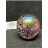 Image 2 : GES 95 Glass Eye Studio Colorful Art Glass Paperweight Marked Approx: 2.75"