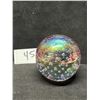 Image 3 : GES 95 Glass Eye Studio Colorful Art Glass Paperweight Marked Approx: 2.75"