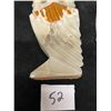 Image 3 : 2 Alabaster? Marble? Owl Bookends Figures Approx: 5.5"T 2.5"W