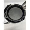 Image 2 : 3 Cast Iron Frying Pans Cookware 9.5" 10.5" 12"