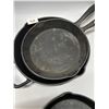 Image 3 : 3 Cast Iron Frying Pans Cookware 9.5" 10.5" 12"