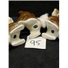 Image 5 : 3 Ceramic Cotton Tail Rabbit Figurines décor ornaments Japan Appr: 4"