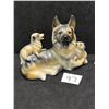 Image 2 : 2 Ceramic Dog Figurines décor ornaments Japan Large Figure Appr: 5.5"T 7.75"W
