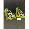 Image 1 : Vintage Ceramic Skiing Skis Winter Theme Book Ends Appr: 5"W 5.25"T 3.5"D
