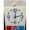 Image 3 : Vintage Plastic Pepsi Clock Wall mount Approx: 16"x11.75"