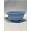 Image 1 : RARE Pyrex Delphite Blue Rolled Edge 322 Mixing Bowl Vintage Approx 7"W 3"T