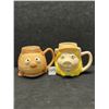 Image 1 : Vintage Miss Piggy & Fozzie Bear Ceramic Mugs Approx 4" tall