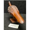 Image 4 : Mid Century Modern Carved Wood Bird Figure Approx 10.25"W 4.5"T
