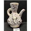 Image 1 : Small Ceramic Pitcher Vase France Signed w/label Has base chips Approx: 6.5"T