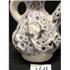 Image 2 : Small Ceramic Pitcher Vase France Signed w/label Has base chips Approx: 6.5"T