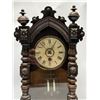 Image 3 : Vintage Wind up Mantle Clock w/key Approx: 16.5x10.25"