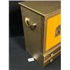 Image 5 : Vintage Jewelry / Make up Box Storage W/handles approx: 18.75"W 15"T 8"D