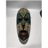 Image 4 : 3 Tribal Wood Carved Faces / Masks One is signed (largest appr: 20" x 7.5")