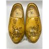 Image 4 : 2 Pairs Dutch Wooden Clogs Shoes (largest appr: 12.5" x 5")