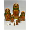 Image 1 : 7 Matryoshka Russian Nesting Dolls Signed (largest appr: 5" x 2.75")