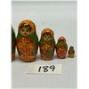 Image 4 : 7 Matryoshka Russian Nesting Dolls Signed (largest appr: 5" x 2.75")
