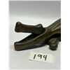 Image 3 : Vintage Cast Metal Brass ? Alligator / Crocodile Mechanical Nut Cracker Appr: 12.5"