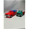Image 1 : 2 Vintage Placstic Toy Trucks (1) is processed Plastic USA (1) unmarked