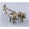 Image 2 : Vietnamese Silvered Statue Plow and Cows
