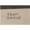 Image 3 : Austrian Linocut on Paper Signed Egon Schiele