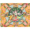 Image 3 : Tibetan Thangka on Red Fabric