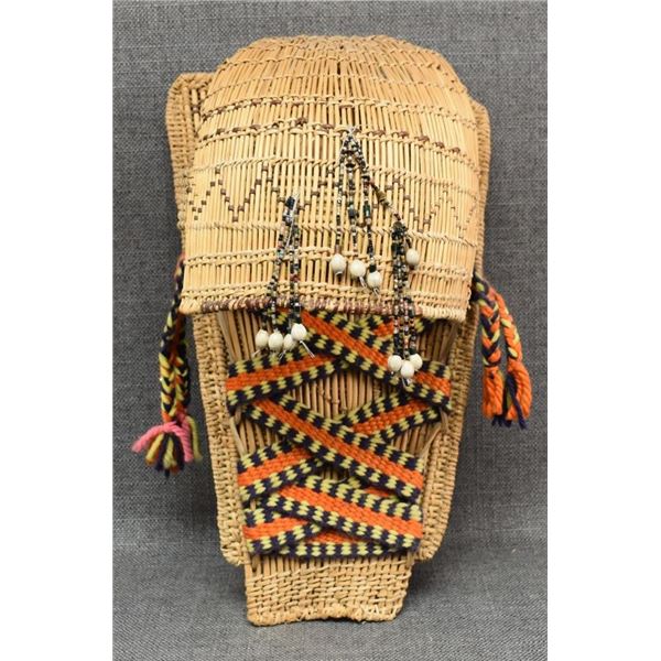 MONO INDIAN BASKETRY CRADLE