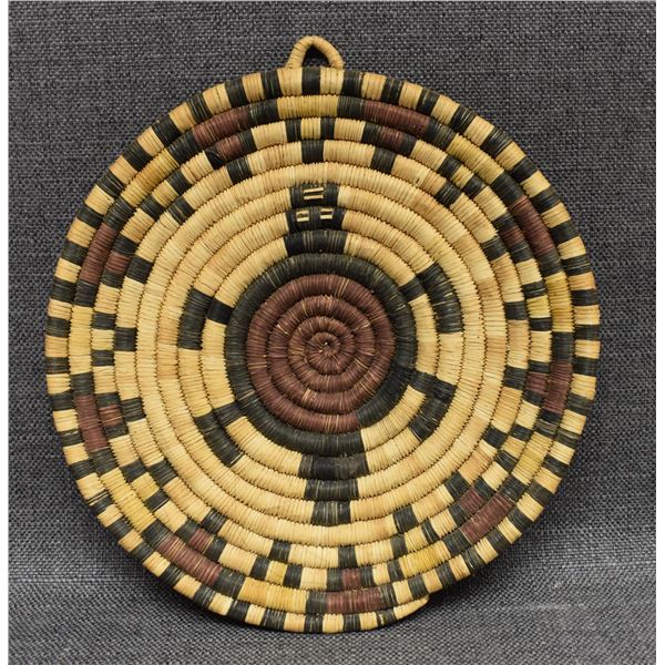 HOPI INDIAN BASKETRY PLAQUE
