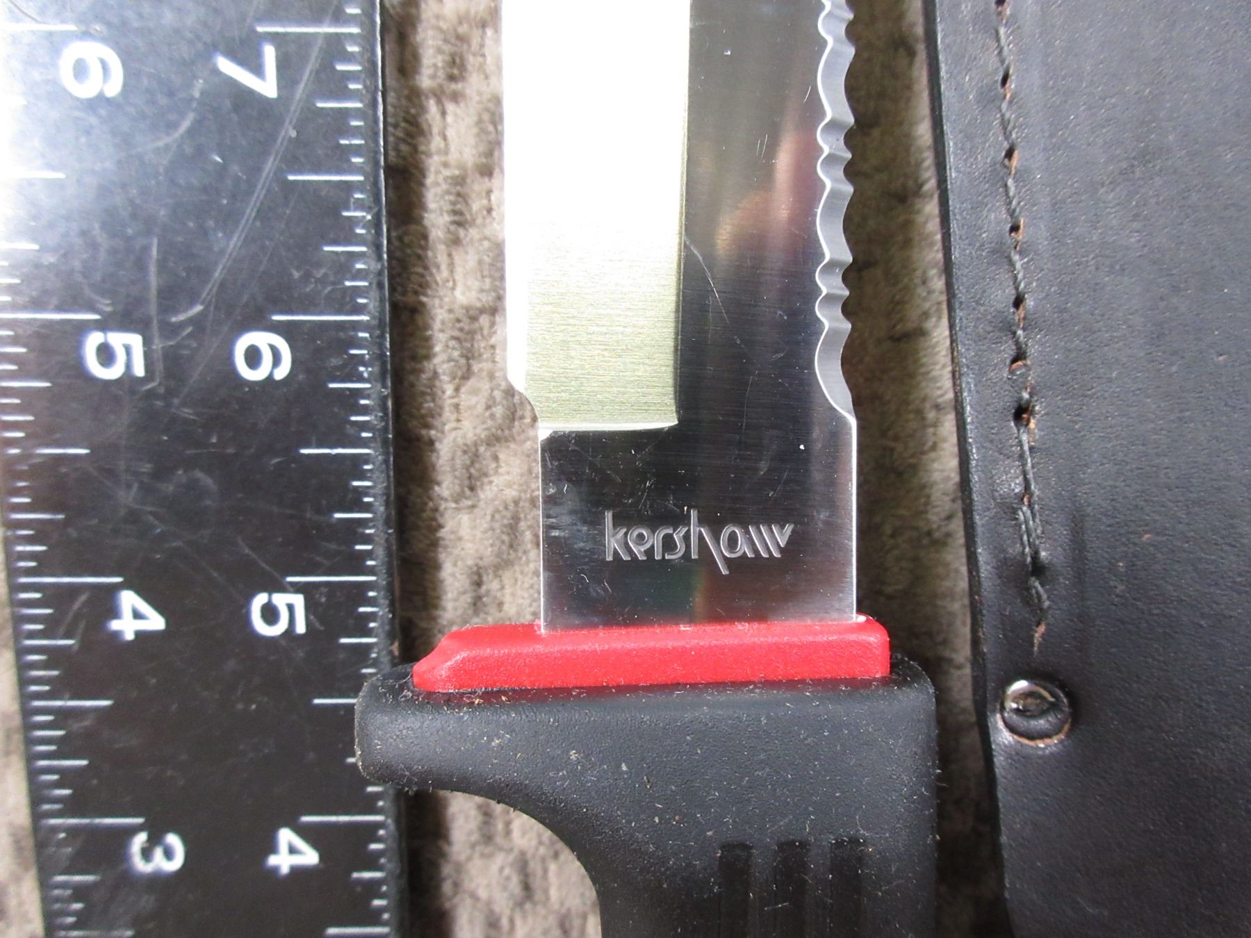 NEW Kershaw Fixed Blade Knife 1010 With Sheath